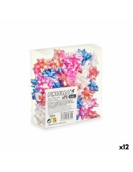 Argolas Brilho Pastel 4 cm PVC (12 Unidades)