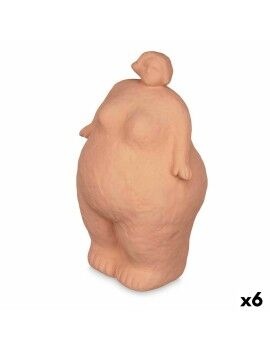 Figura Decorativa Laranja Dolomite 14 x 25 x 11 cm (6 Unidades) Mulher De pé