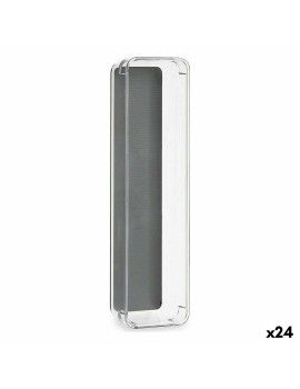 Organizador de Cajones Plástico reciclado Gris 9 x 4,5 x 32,5 cm (24 Unidades)