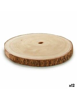 Tronco Decorativo Castanho 30 x 2 x 30 cm (12 Unidades)