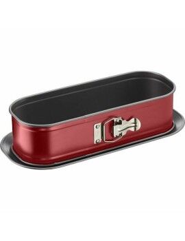 Molde Desmontável Tefal Vermelho Metal Aço 30 x 11 cm