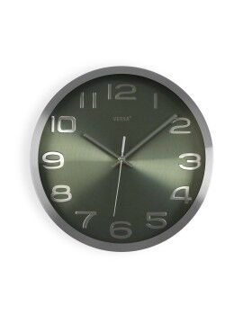 Reloj de Pared Versa Plateado Aluminio (4 x 30 x 30 cm)