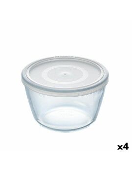 Fiambrera Redonda con Tapa Pyrex Cook & Freeze 1,1 L 15 x 15 x 10 cm Transparente Silicona Vidrio...