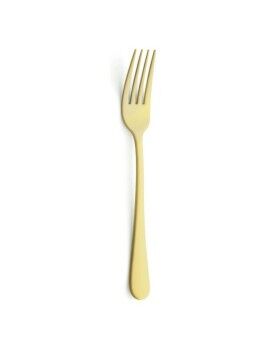 Garfo Amefa 1410AUB000320 Dourado Metal 20,7 cm (12 Unidades)