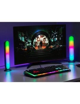 Lâmpada de secretária Tracer RGB Ambience - Smart Flow Preto Multicolor