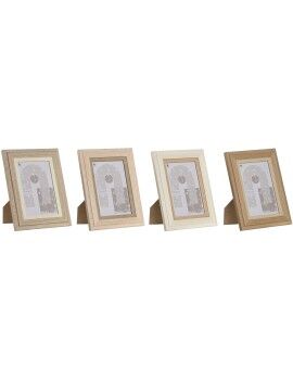 Moldura de Fotos Home ESPRIT Multicolor Cristal Madeira MDF Escandinavo 13 x 2,8 x 18 cm (4...