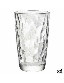 Vaso Bormioli Rocco Diamond Transparente Vidrio 470 ml 6 Unidades (Pack 6x)