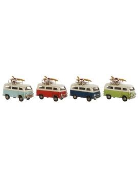 Figura Decorativa Home ESPRIT Carrinha 11 x 5 x 5,5 cm (4 Unidades)