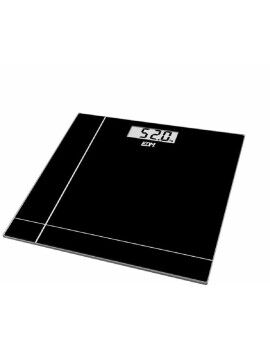 Báscula Digital de Baño EDM 07521 Negro Cristal 180 kg