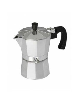 Cafetera Italiana JATA CCA3          * Plateado Aluminio 3 Tazas