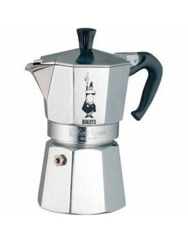 Cafeteira Italiana Bialetti Moka Express Alumínio Prateado