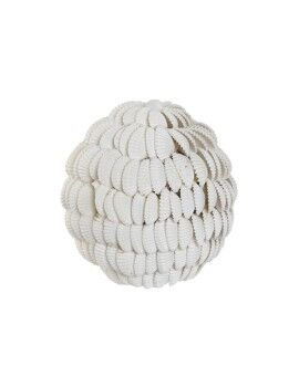 Bola decorativa Home ESPRIT Branco 9 x 9 x 9 cm