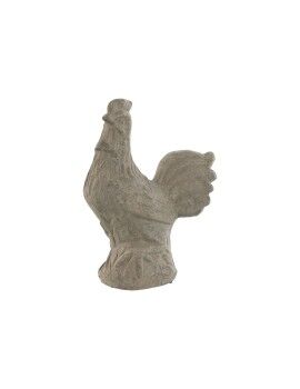 Figura Decorativa Home ESPRIT Gris Gallina Acabado envejecido 25 x 16 x 32 cm