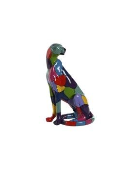 Figura Decorativa Home ESPRIT Multicolor Pantera 25 x 18 x 41 cm