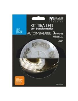 Tiras LED Silver Electronics 240350 5000K Blanco 3M