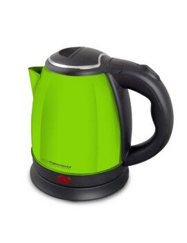 Chaleira Esperanza EKK128G Preto Verde Aço inoxidável Plástico 1350 W 1 L