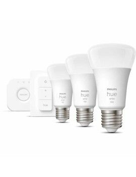 Lâmpada LED Philips Starter Kit E27 9,5 W Branco F (3 Unidades)