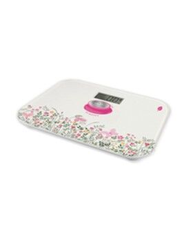 Báscula Digital de Baño Little Balance Kinetic Classic Floral Multicolor Cristal Templado 180 kg