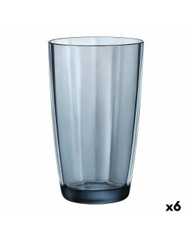 Vaso Bormioli Rocco Pulsar Azul Vidrio (470 ml) (6 Unidades)