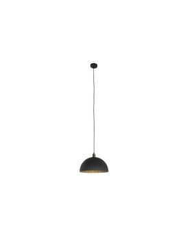 Candeeiro de teto Home ESPRIT Preto Dourado Metal 50 W 35 x 35 x 18 cm