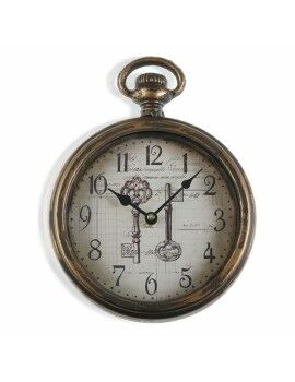 Reloj de Pared Versa Keys Metal (28 x 5 x 22 cm)