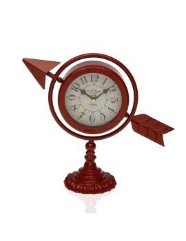 Reloj de Mesa Versa Granate Flecha completa Metal (23 x 16 x 8 cm)