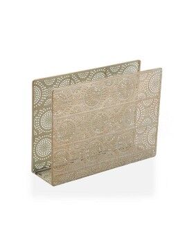 Porta-revistas Versa Dourado Metal (10,2 x 30,5 x 40 cm)