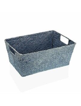 Cesta Multiusos Versa Azul Algas marinas 22 x 13 x 31 cm