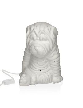 Lâmpada de mesa Versa Cão Porcelana (17,1 x 19,6 x 15 cm)