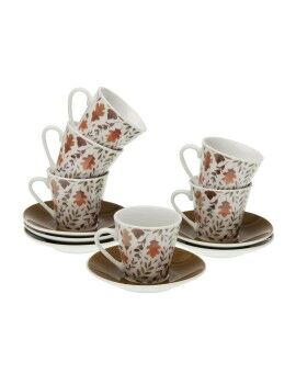 Juego de Tazas de Café Versa Aia Porcelana (6 Piezas)