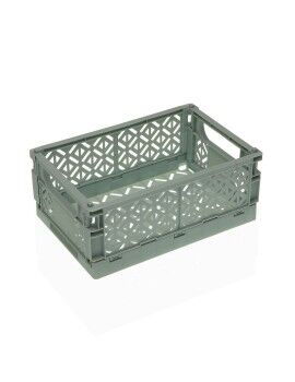 Caja plegable Versa Verde Polipropileno 25 x 10 x 16,5 cm