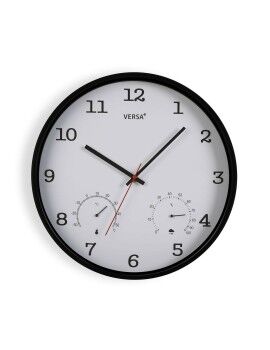 Reloj de Pared Versa Blanco Plástico 4,3 x 35,5 x 35,5 cm