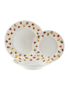 Louça Versa Frutas Porcelana 18 Peças