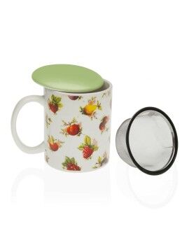 Taza con Filtro para Infusiones Versa Frutas Gres