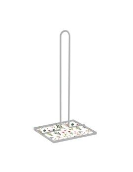 Suporte para Rolos de Papel de Cozinha Versa Sansa Bloemen Metal Aço Madeira MDF (16,5 x 31 x 13 cm)