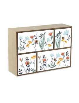 Caja-Joyero Versa Selene 11 x 32 x 32 cm Madera MDF