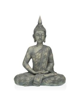 Figura Decorativa Versa Gris Buda 19 x 40 x 28 cm Resina