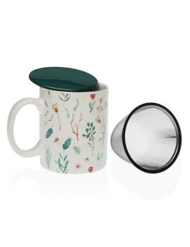 Taza con Filtro para Infusiones Versa Sansa Porcelana Gres