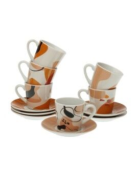 Juego de 6 Tazas con Plato Versa Katrien Porcelana