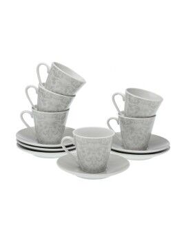 Conjunto de 6 Chávenas de Café Versa Damasco Porcelana