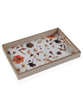 Tabuleiro Versa Bloemen Madeira MDF 30 x 5 x 45 cm