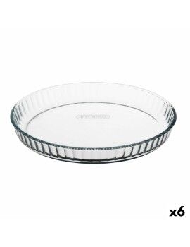 Molde para Bolos Pyrex Classic Vidrio Transparente Vidro Plano Redondo 27,7 x 27,7 x 3,5 cm 6...