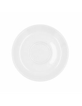 Prato Bidasoa Glacial Branco Cerâmica Ø 15 cm (12 Unidades) (Pack 12x)