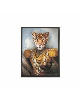 Cuadro DKD Home Decor Leopardo (74 x 3 x 97 cm)