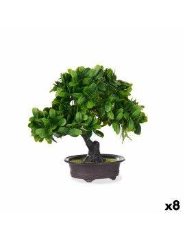 Planta Decorativa Bonsai Plástico 27 x 28 x 14 cm (8 Unidades)