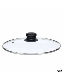 Tapa para Olla 24 cm Cristal Plateado (12 Unidades)