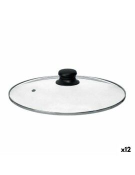 Tapa para Olla 28 cm Cristal Plateado (12 Unidades)