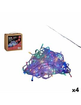 Guirnalda de Luces LED Multicolor 24 m Transparente 9 W (4 Unidades)