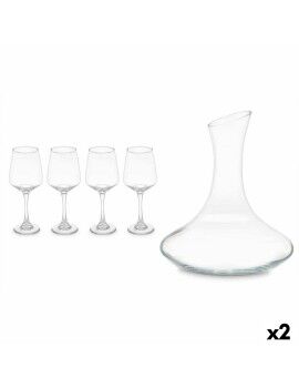 Set de jarra con vasos 420 ml 1,8 L (2 Unidades)