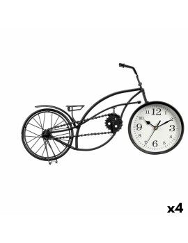 Reloj de Mesa Bicicleta Negro Metal 42 x 24 x 10 cm (4 Unidades)